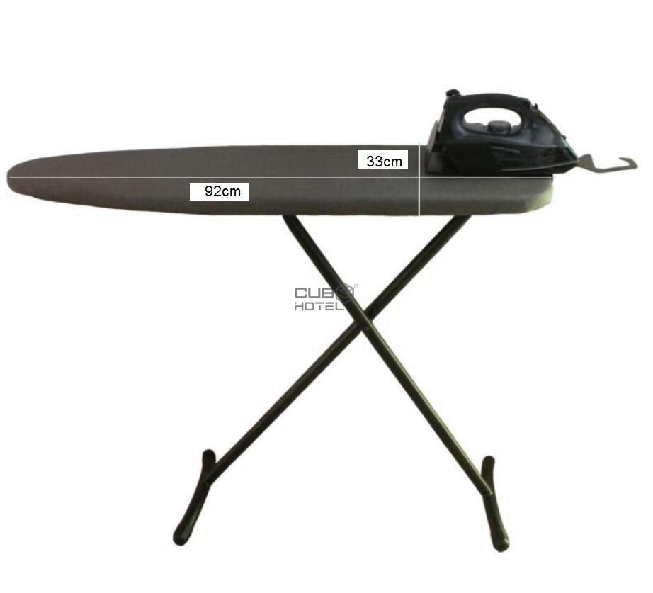  Ironing Board KIT + Cover + Support + Iron Without Steam
